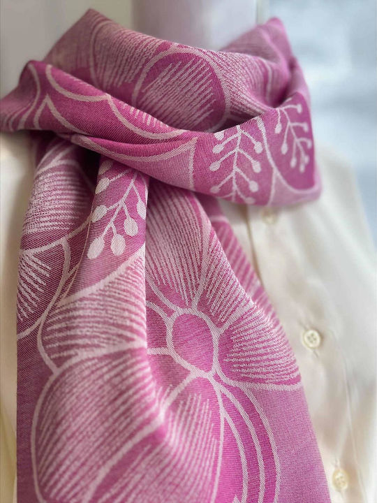 Women's Silk Scarf Purple