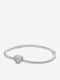 Pandora Damentrailing mit Herz-Design aus Silber 16cm