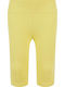 Kinder Leggings Capri Gelb