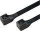 LogiLink Plastic Cable Ties In Black Colour 100 Pieces KAB0040B