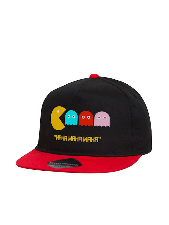 Koupakoupa Kids' Hat Fabric Pacman Waka Waka Waka Black