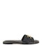 Women's Flat Sandals in Black Color