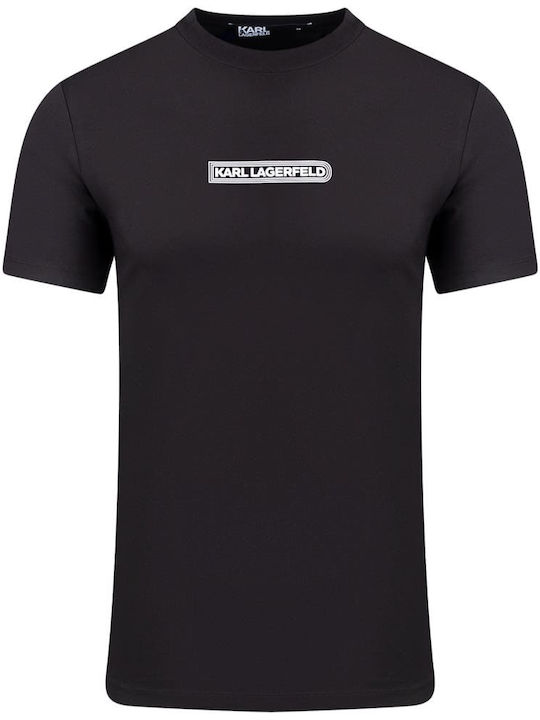 Karl Lagerfeld Men's Short Sleeve T-shirt BLACK