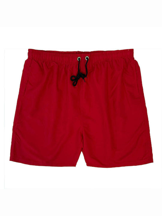 Ustyle Men's Swimwear Bermuda red