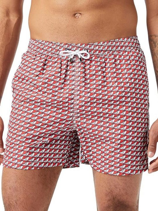 Hackett Herren Badebekleidung Shorts Rot