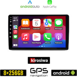 Kirosiwa Car-Audiosystem für Citroen C3 / DS3 2016 (Bluetooth/USB/AUX/WiFi/GPS/Apple-Carplay/Android-Auto) mit Touchscreen 9"