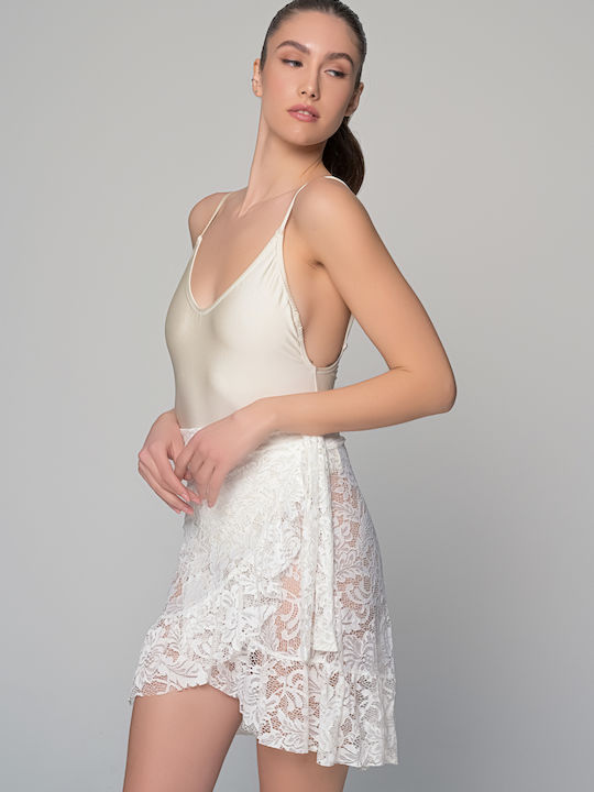 Milena by Paris Women's Skirt Beachwear Ecru - White