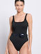 Sportlicher Badeanzug Black