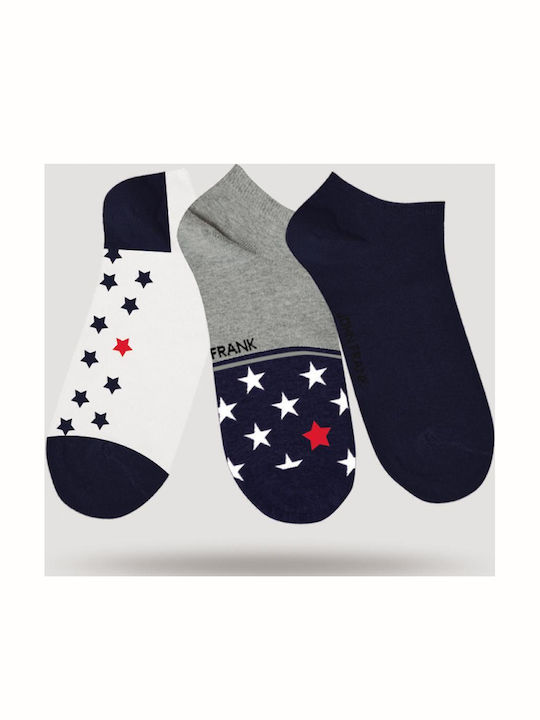 John Frank Men's Socks Multicolored 3Pack