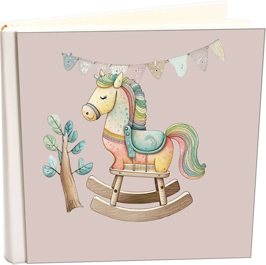 Album My Album Rocking Horse 01 Boho Style Root Paper 24x24cm Album Box 40 Pages