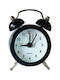 Luna Luna Tabletop Clock with Indicators with Alarm Clock Black 000622560