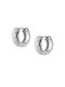 Oxzen Earrings Hoops made of Silver