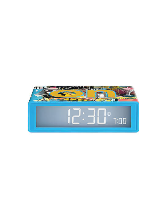 Lexon Flip+x Tabletop Digital Clock with Alarm Multicolour