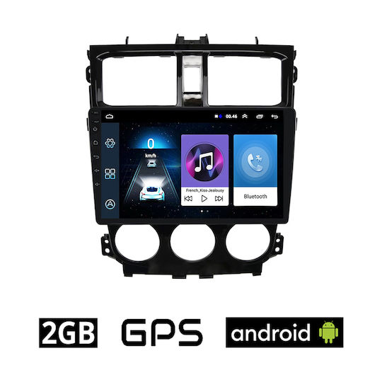 Car Audio System for Mitsubishi Colt 2013-2023 (Bluetooth/USB/AUX/WiFi/GPS/Apple-Carplay/Android-Auto) with Touch Screen 9"