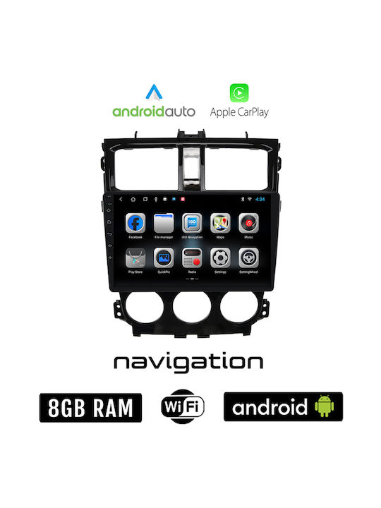 Sistem Audio Auto pentru Mitsubishi Colț 2013-2023 (Bluetooth/USB/WiFi/GPS/Apple-Carplay/Android-Auto) cu Ecran Tactil 9"