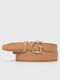 Damen Gürtel Leder Orange