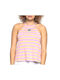 Santa Cruz Women's T-shirt Polka Dot Pink/Orange