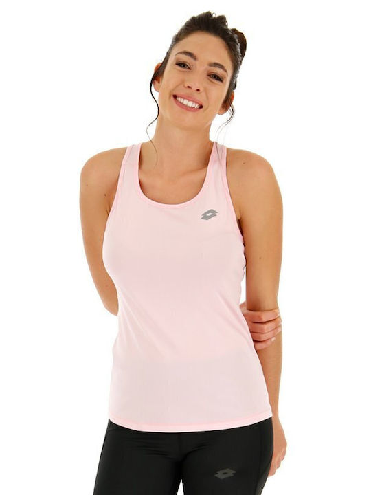 Lotto Smart Γυναικεία Αθλητική Μπλούζα Αμάνικη Pink
