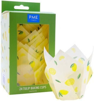 PME Caramel Papers for Cupcakes Paper 10x10cm 24pcs
