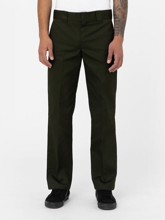 Dickies Ανδρικό Παντελόνι σε Slim Εφαρμογή Olive Green