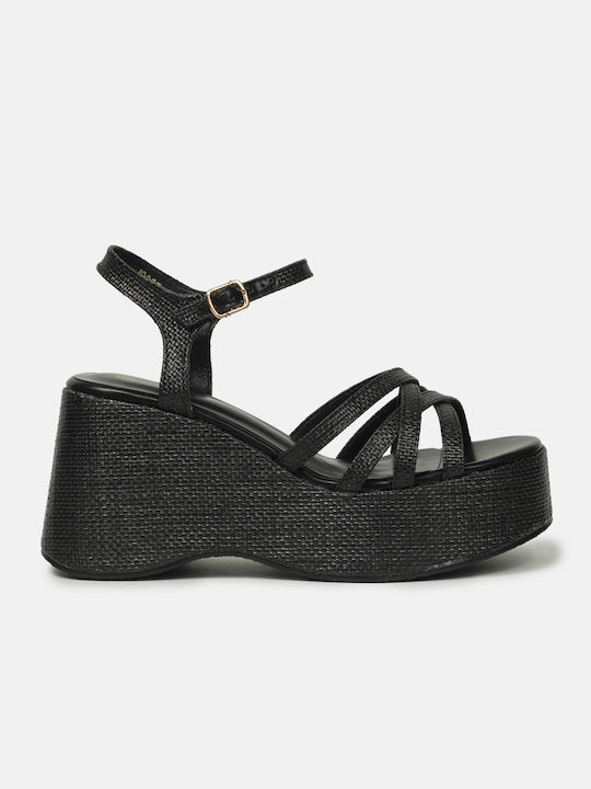 InShoes Platforme dama Negre