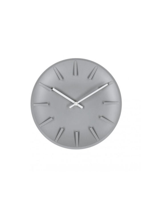 Bizzotto Hervar Wanduhr Metallisch Gray 30x5cm