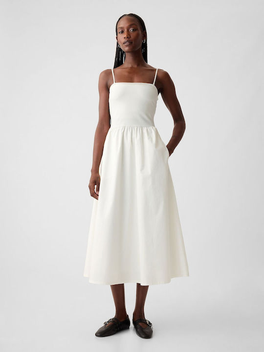 GAP Midi Dress White