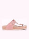Women's Flat Sandals Anatomic in Pink Color