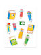 LearnHow Kids Window Sticker 10pcs