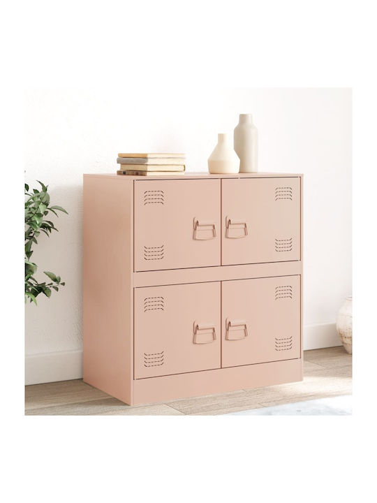 Sideboard made of Metal Pink 67x39x73cm