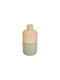 Ostaria Decorative Vase Ostaria Beige 9x9x17cm