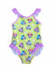 Superheroes Kids Swimwear One-Piece Lgreen