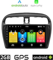 Car-Audiosystem für Mitsubishi Raumstern 2020 (Bluetooth/USB/AUX/WiFi/GPS/Apple-Carplay/Android-Auto) mit Touchscreen 9"