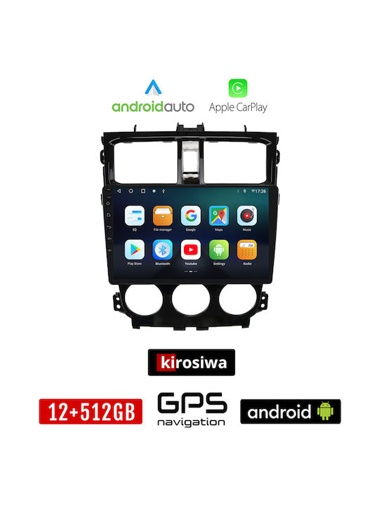 Kirosiwa Auto-Audiosystem für Mitsubishi Colt 2013-2023 (Bluetooth/USB/AUX/WiFi/GPS/Apple-Carplay/Android-Auto) mit Touchscreen 9"
