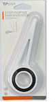 Wedge Plastic Door Stopper White