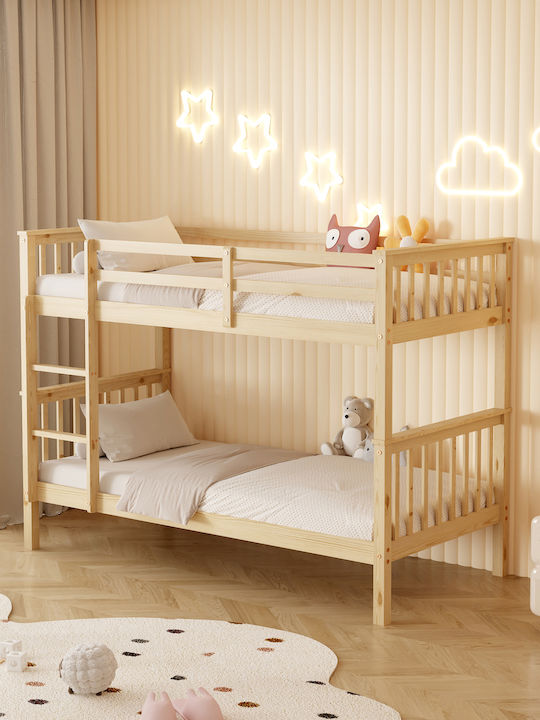 Lantai Kids Bed Bunk Single Beige for Mattress ...