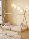 Munk Montessori Kids Bed Montessori Single Beige for Mattress 90x190cm