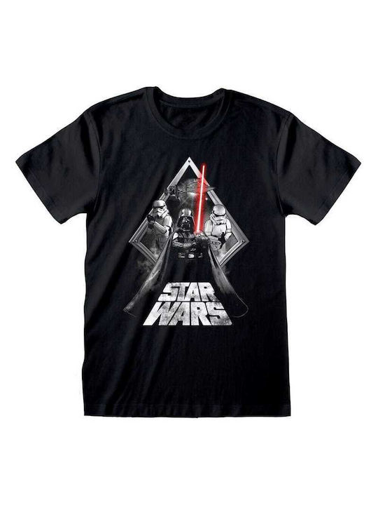 Heroes INC T-shirt Star Wars Μαύρο Βαμβακερό