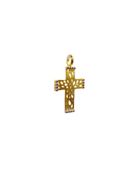 Velegrakis Damen Gold Kreuz 9K