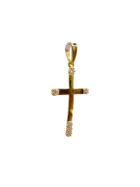 Velegrakis Damen Gold Kreuz 9K