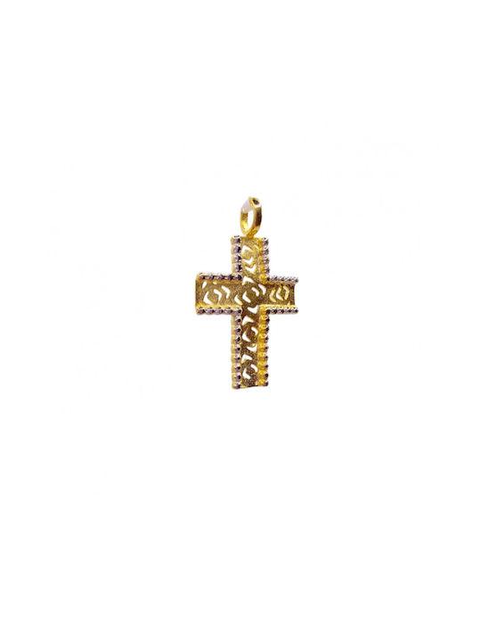 Velegrakis Damen Gold Kreuz 9K