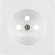 Hager Switch Front in White Color 3965766079