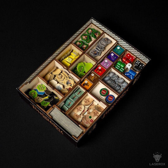 Laserox Organizer Insert pentru Cutie Joc de Rol / Joc de Război cu Miniaturi