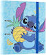 Disney Clipboard with 2 Rings for Paper A4 Blue Lilo & Stitch Tropical 1pcs