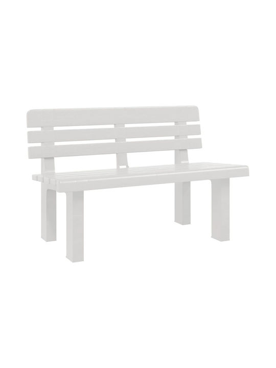 Bench Outdoor from Polypropylene with Pillows 110x52x71cm