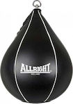 Synthetic Speed Punching Bag Black