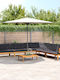 Ecksofa Outdoor-Sofas & Bänke aus Paletten mit Kissen 120x80x69cm