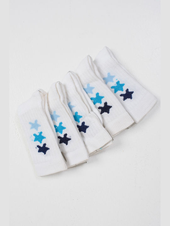 Zenith Kids' Socks Sport White 5 Pairs