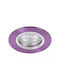 Metallic Recessed Spot Purple 1pcs