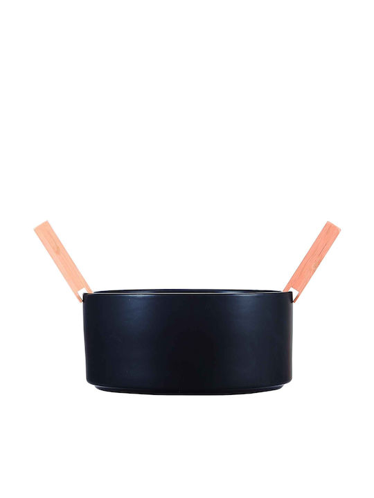 Cryspo Trio Salad Bowl Black 23x23x10cm 3pcs
